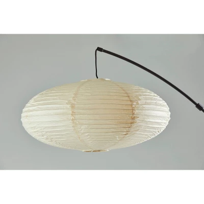 Corinne Arc Lamp Black - Adesso 3 Corinne Arc Lamp Black - Adesso