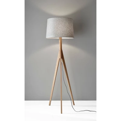 Eden Floor Lamp Natural - Adesso 4 Eden Floor Lamp Natural - Adesso - Image 2