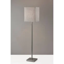 Estelle Floor Lamp Brushed Steel - Adesso 8 Estelle Floor Lamp Brushed Steel - Adesso -Adesso GUEST 4f2ac1ec fc51 4382 b750 00d8689463fb