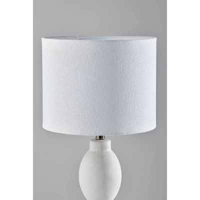 Naomi Table Lamp Speckled Ceramic White - Adesso 4 Naomi Table Lamp Speckled Ceramic White - Adesso - Image 2