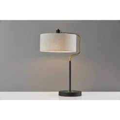 Jacob Table Lamp Black/Brass - Adesso 19 Jacob Table Lamp Black/Brass - Adesso -Adesso GUEST 50843996 5ac9 4941 8084 f896b587d462