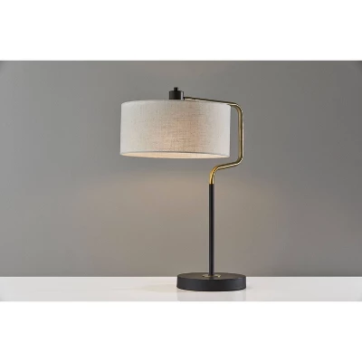 Jacob Table Lamp Black/Brass - Adesso 9 Jacob Table Lamp Black/Brass - Adesso - Image 7