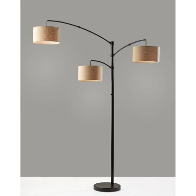 Cabo Arc Lamp Dark Bronze - Adesso 3 Cabo Arc Lamp Dark Bronze - Adesso