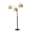 74" 3-way Trinity Arc Lamp Brown - Adesso 1 74" 3-way Trinity Arc Lamp Brown - Adesso -Adesso GUEST 52ca4365 d79d 4c2b b701 dbf9609575b1