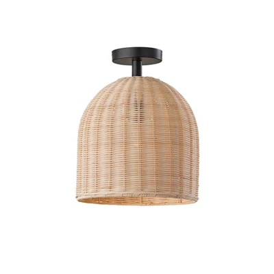 Bahama Flush Mount Pendant Dark Bronze - Adesso 4 Bahama Flush Mount Pendant Dark Bronze - Adesso - Image 2