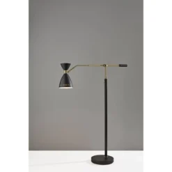 Adesso 23 Oscar Adjustable Floor Lamp Black - Adesso