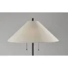 Palmer Floor Lamp Black/Natural - Adesso -Adesso GUEST 566dbd6d 6c58 4649 93c5 7e9f2567d73d