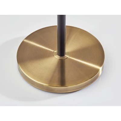 Jerome Floor Lamp Black/Antique Brass - Adesso 8 Jerome Floor Lamp Black/Antique Brass - Adesso - Image 6
