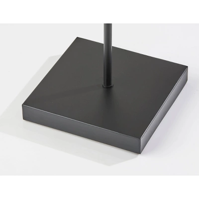 Elton Rubber Wood Floor Lamp Black - Adesso 4 Elton Rubber Wood Floor Lamp Black - Adesso - Image 2