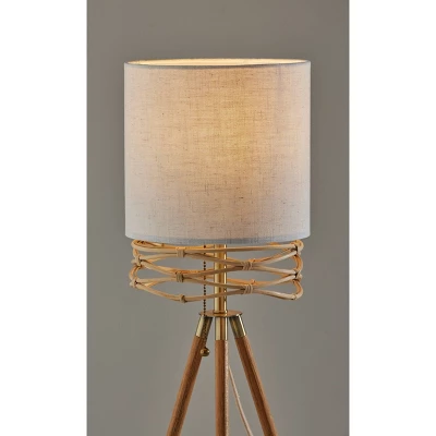 Melanie Table Lamp Natural - Adesso 5 Melanie Table Lamp Natural - Adesso - Image 3