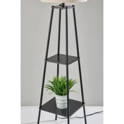 Adrian Shelf Floor Lamp Black - Adesso 8 Adrian Shelf Floor Lamp Black - Adesso -Adesso GUEST 58933237 8a99 4571 8895 ad0aff3b90f7