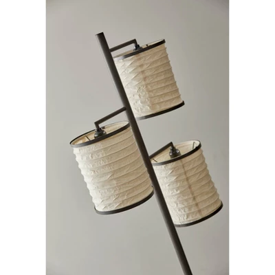 74" Bellows Tree Lamp Brown - Adesso 4 74" Bellows Tree Lamp Brown - Adesso - Image 2