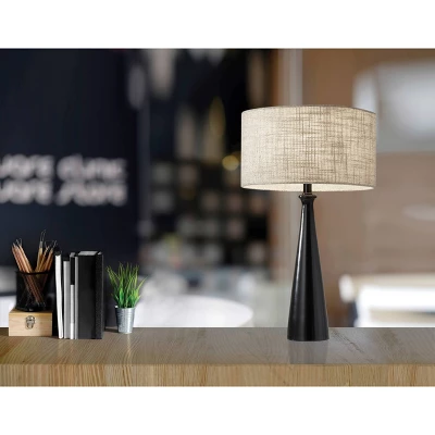 Linda Table Lamp Black - Adesso 3 Linda Table Lamp Black - Adesso
