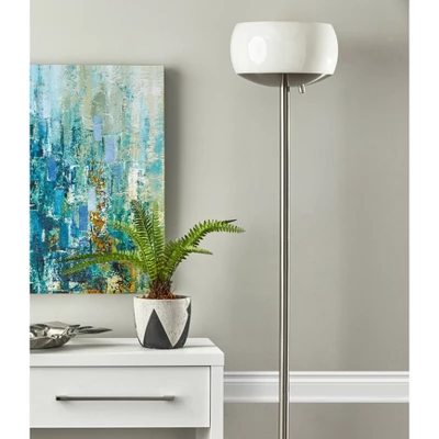 Jessica 300W Torchiere Brushed Steel - Adesso 3 Jessica 300W Torchiere Brushed Steel - Adesso