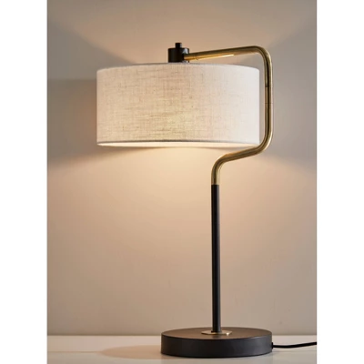Jacob Table Lamp Black/Brass - Adesso 13 Jacob Table Lamp Black/Brass - Adesso - Image 11