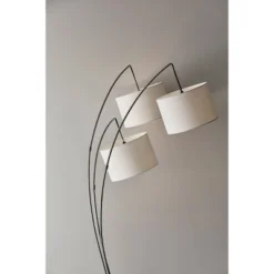 Trinity Arc Lamp Brushed Steel - Adesso 12 Trinity Arc Lamp Brushed Steel - Adesso -Adesso GUEST 602e2267 1d98 4103 952f 6f51efeed5aa