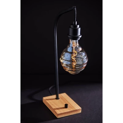 Wren Table Lamp Black (Includes Light Bulb) - Adesso 4 Wren Table Lamp Black (Includes Light Bulb) - Adesso - Image 2