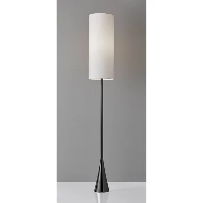 Bella Floor Lamp Black Nickel - Adesso 5 Bella Floor Lamp Black Nickel - Adesso - Image 3