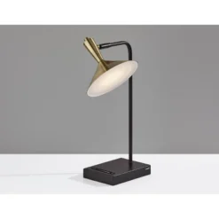 Lucas Desk Lamp (Includes LED Light Bulb) Black - Adesso 12 Lucas Desk Lamp (Includes LED Light Bulb) Black - Adesso -Adesso GUEST 64ed6920 18f4 4697 a756 75777176344d