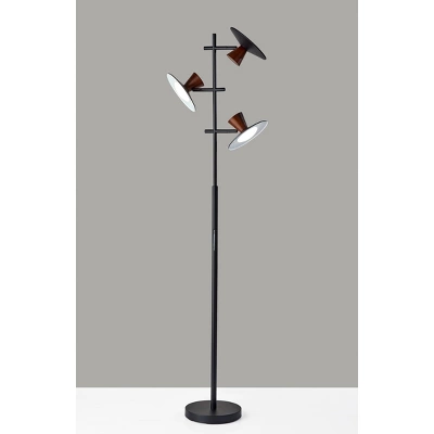 Elmore Tree Lamp With Smart Switch Black (Includes LED Light Bulb) - Adesso 3 Elmore Tree Lamp With Smart Switch Black (Includes LED Light Bulb) - Adesso