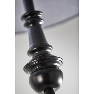 60" 3-way Charles Floor Lamp Black - Adesso 4 60" 3-way Charles Floor Lamp Black - Adesso - Image 2