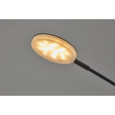 Grover Floor Lamp (Includes LED Light Bulb) Black - Adesso 8 Grover Floor Lamp (Includes LED Light Bulb) Black - Adesso - Image 6