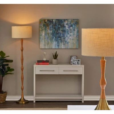Eve Floor Lamp Natural - Adesso 4 Eve Floor Lamp Natural - Adesso - Image 2