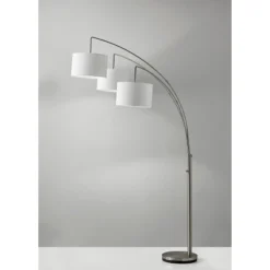 Trinity Arc Lamp Brushed Steel - Adesso 10 Trinity Arc Lamp Brushed Steel - Adesso -Adesso GUEST 6d67da15 fc1e 4710 882d a9bf343aab28