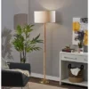 Madeline Floor Lamp Natural Rubberwood Antique Brass - Adesso 2 Madeline Floor Lamp Natural Rubberwood Antique Brass - Adesso -Adesso GUEST 6fb238c2 aeb7 4bce bdf9 bd73fa8930c6