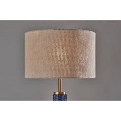Glass Delilah Floor Lamp Antique Brass/Blue - Adesso 10 Glass Delilah Floor Lamp Antique Brass/Blue - Adesso -Adesso GUEST 709f2dc7 2205 4473 a6be 9030e2c2e1e0