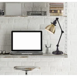 18.5" Alden Desk Lamp Bronze - Adesso 9 18.5" Alden Desk Lamp Bronze - Adesso -Adesso GUEST 72c784a0 9f4b 471d 8f87 d33d68153510