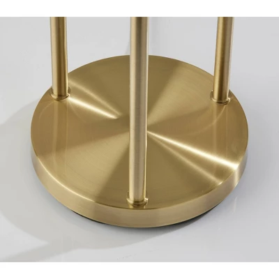 Bianca Shelf Floor Lamp Antique Brass - Adesso 4 Bianca Shelf Floor Lamp Antique Brass - Adesso - Image 2