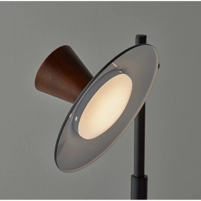 Elmore Table Lamp With Smart Switch Black (Includes LED Light Bulb) - Adesso 7 Elmore Table Lamp With Smart Switch Black (Includes LED Light Bulb) - Adesso - Image 5