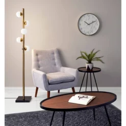 65" Doppler Tree Lamp (Includes LED Light Bulb) Antique Brass - Adesso