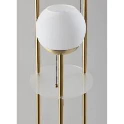 Bianca Shelf Floor Lamp Antique Brass - Adesso 12 Bianca Shelf Floor Lamp Antique Brass - Adesso -Adesso GUEST 7b5c06a6 e201 4fdb b871 e4b2bb8c6211