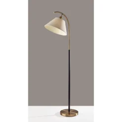 Jerome Floor Lamp Black/Antique Brass - Adesso 9 Jerome Floor Lamp Black/Antique Brass - Adesso -Adesso GUEST 7d9482e5 b13c 4c1a bece 7009736f5257