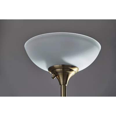 71" Bergen Collection Torchiere Black - Adesso 13 71" Bergen Collection Torchiere Black - Adesso - Image 11
