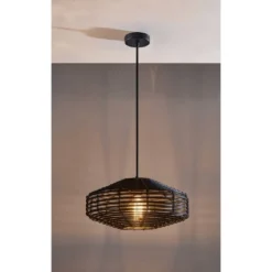 7" Kingston Pendant Ceiling Light Black - Adesso 14 7" Kingston Pendant Ceiling Light Black - Adesso -Adesso GUEST 7e71e8ae e025 4b67 aa99 1d5f9025cd22