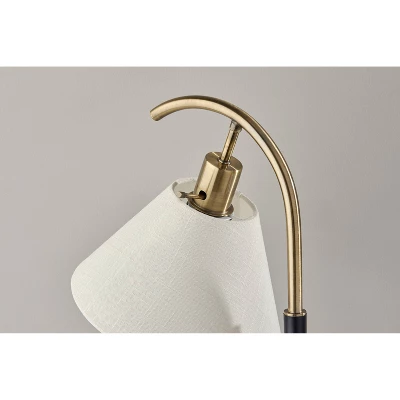 Jerome Table Lamp Black/Antique Brass - Adesso 8 Jerome Table Lamp Black/Antique Brass - Adesso - Image 6