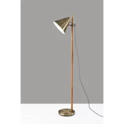 Bryn Floor Lamp Natural Rubberwood Antique Brass - Adesso 15 Bryn Floor Lamp Natural Rubberwood Antique Brass - Adesso -Adesso GUEST 81a7ad95 0a1f 42c2 a02b 6150ae133e50