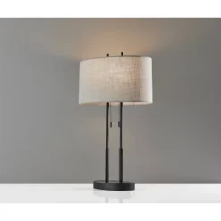 Duet Table Lamp Antique Bronze - Adesso 8 Duet Table Lamp Antique Bronze - Adesso -Adesso GUEST 8381433f 9324 4640 9db6 8ba3fd8ef6da