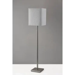Estelle Floor Lamp Brushed Steel - Adesso 9 Estelle Floor Lamp Brushed Steel - Adesso -Adesso GUEST 843c2fb2 461f 4db5 9c1f 7a53a77ddce1