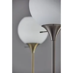 71" 3-way Fiona Torchiere Steel - Adesso 14 71" 3-way Fiona Torchiere Steel - Adesso -Adesso GUEST 88ad4629 2909 4e7d 94f5 17ec9a913061