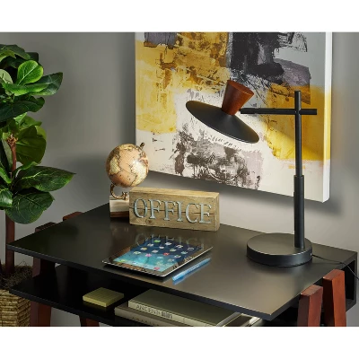 Elmore Table Lamp With Smart Switch Black (Includes LED Light Bulb) - Adesso 9 Elmore Table Lamp With Smart Switch Black (Includes LED Light Bulb) - Adesso - Image 7