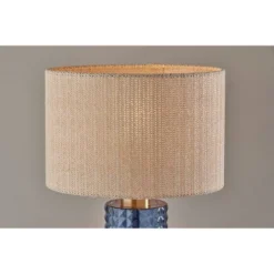 Glass Delilah Table Lamp Antique Brass/Blue - Adesso 9 Glass Delilah Table Lamp Antique Brass/Blue - Adesso -Adesso GUEST 8c4ceab2 5556 4768 9f40 bf83bf9a3579