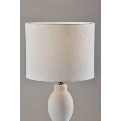 Naomi Table Lamp Speckled Ceramic White - Adesso 5 Naomi Table Lamp Speckled Ceramic White - Adesso - Image 3