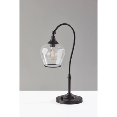 Bradford Desk Lamp (Includes Light Bulb) Dark Bronze - Adesso 10 Bradford Desk Lamp (Includes Light Bulb) Dark Bronze - Adesso - Image 8