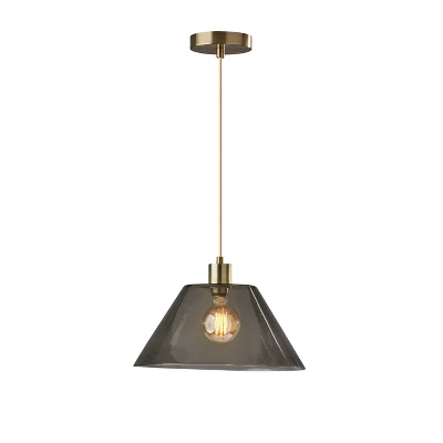 Zoe Pendant Antique Brass - Adesso 3 Zoe Pendant Antique Brass - Adesso