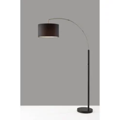 Preston Arc Lamp Brushed Steel Black - Adesso 7 Preston Arc Lamp Brushed Steel Black - Adesso -Adesso GUEST 93540092 dc03 407a aae5 df641297fd61