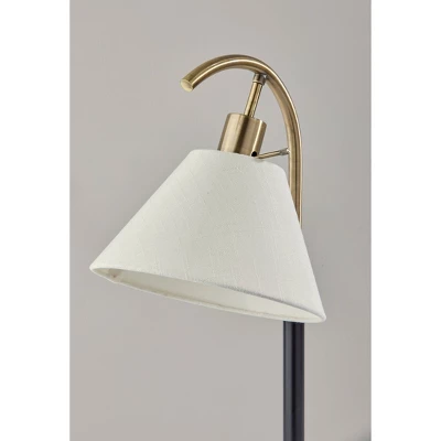 Jerome Table Lamp Black/Antique Brass - Adesso 5 Jerome Table Lamp Black/Antique Brass - Adesso - Image 3
